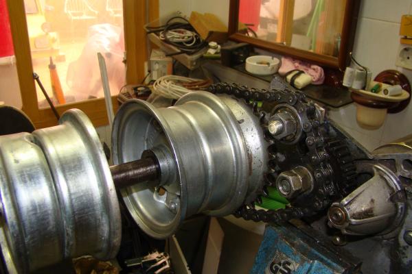 comenzando el artilugio