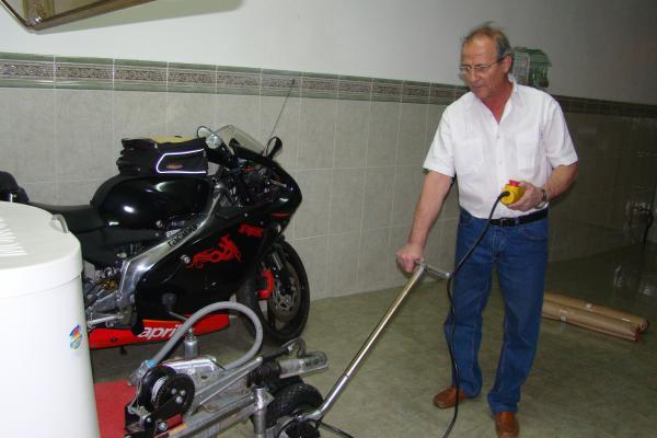 aqui probando el artilugio y va de puta madre.